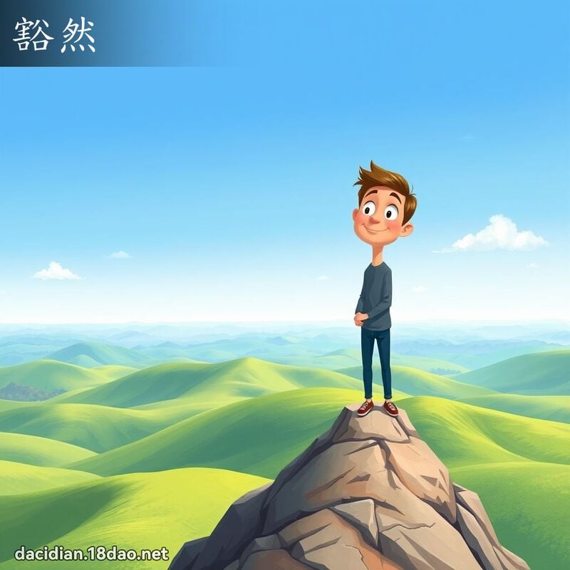 豁然 - 国语大辞典配图