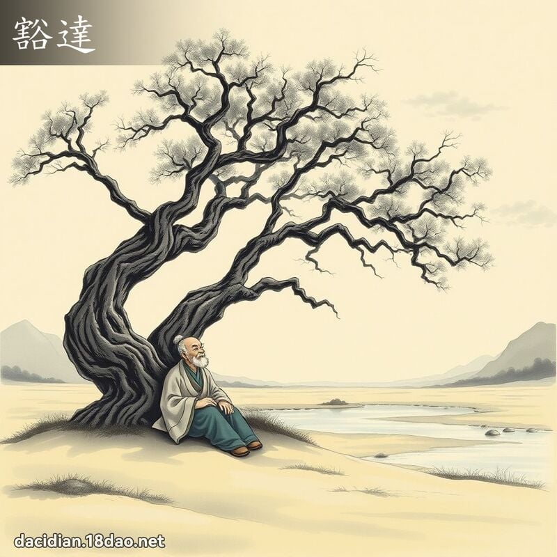 豁达 - 国语大辞典配图