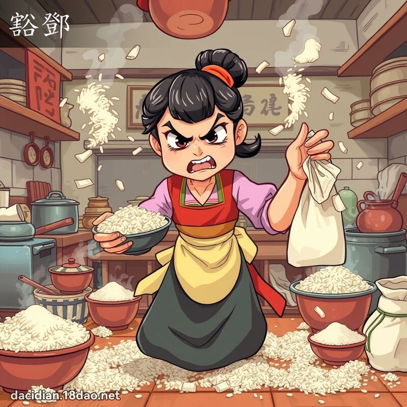 豁邓 - 国语大辞典配图