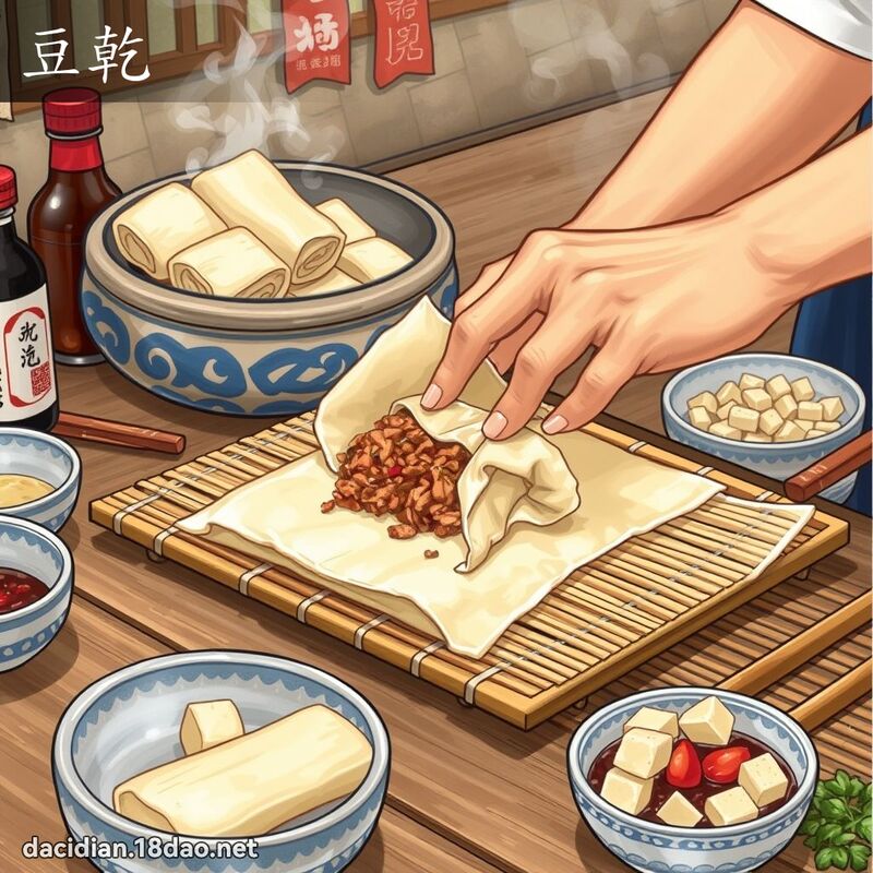 豆乾 - 國語大辭典配圖