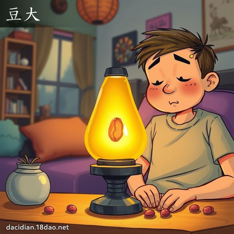 豆大 - 國語大辭典配圖