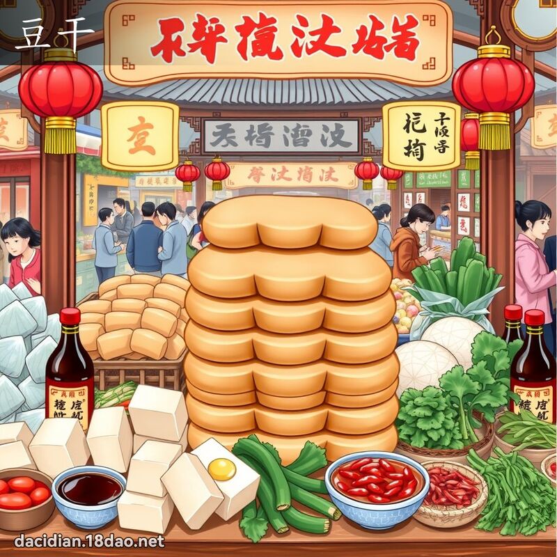 豆干 - 國語大辭典配圖
