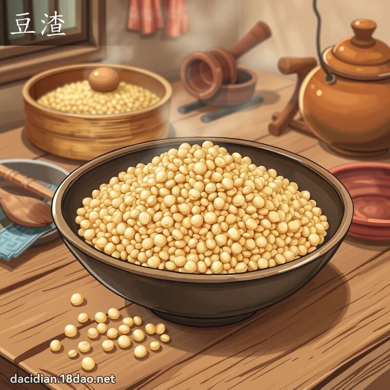 豆渣 - 国语大辞典配图
