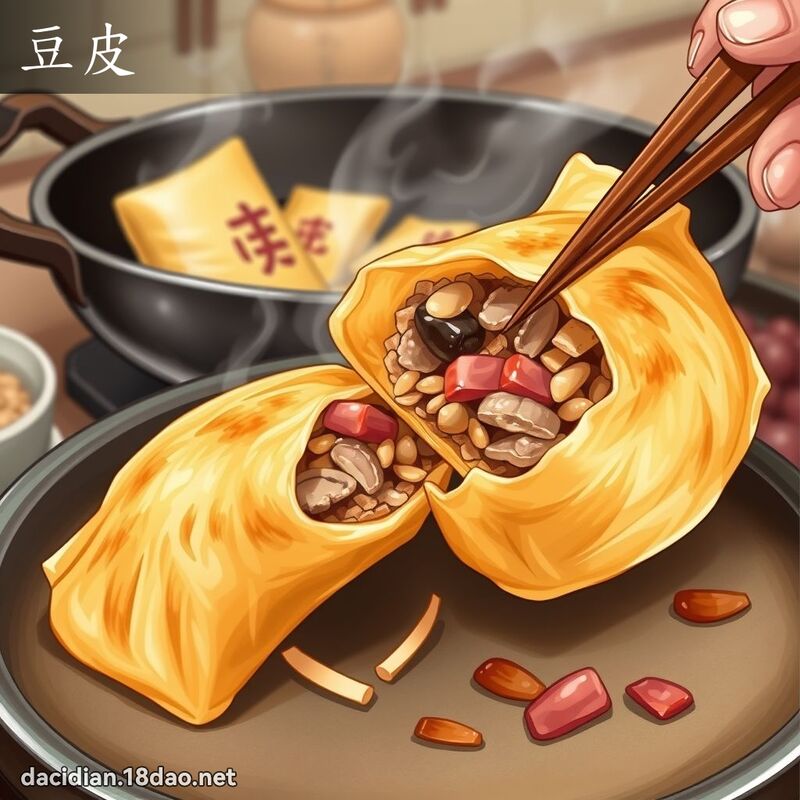 豆皮 - 國語大辭典配圖