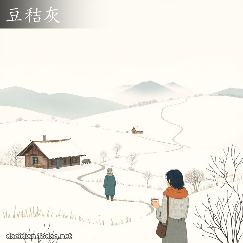 豆秸灰 - 国语大辞典配图