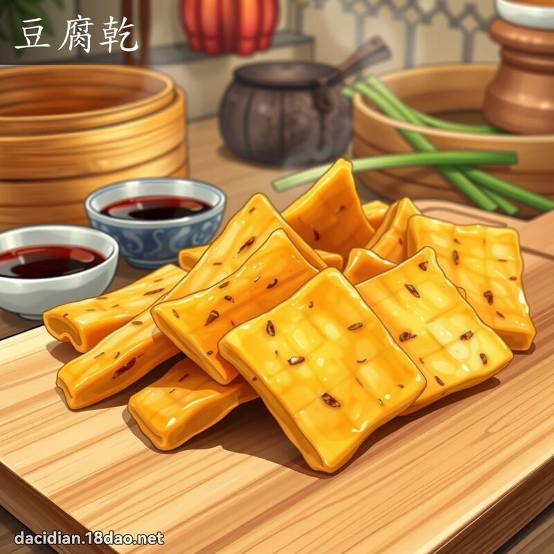 豆腐乾 - 國語大辭典配圖