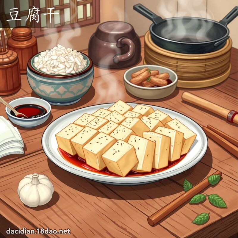 豆腐干 - 国语大辞典配图