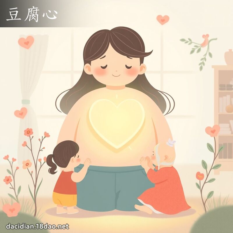 豆腐心 - 國語大辭典配圖