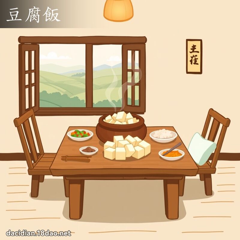 豆腐饭 - 国语大辞典配图