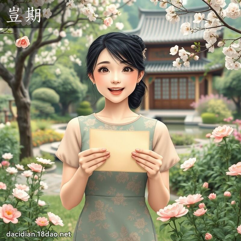 岂期 - 国语大辞典配图