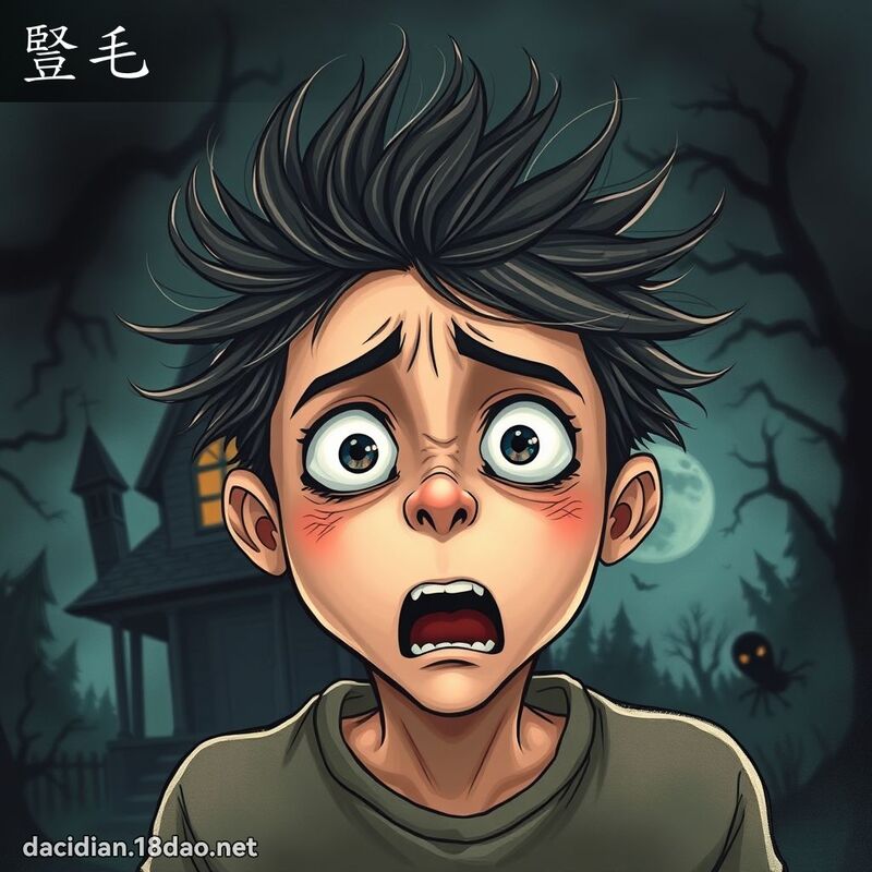 豎毛 - 國語大辭典配圖