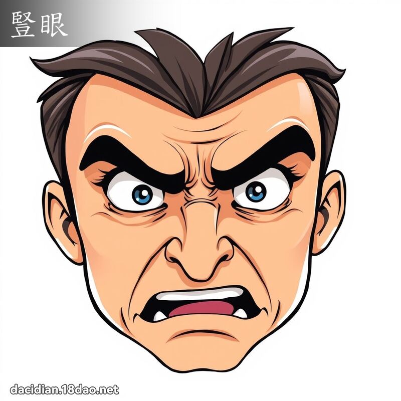 竖眼 - 国语大辞典配图