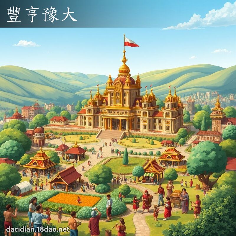 豐亨豫大 - 國語大辭典配圖