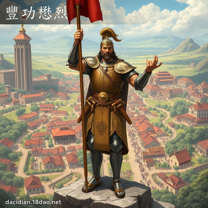 丰功懋烈 - 国语大辞典配图