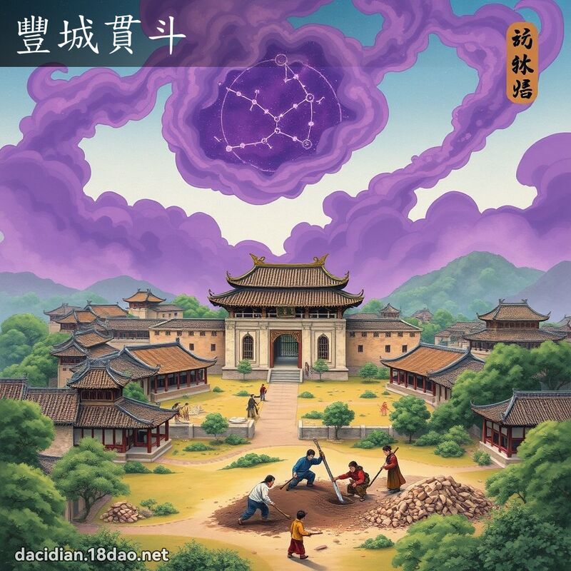 豐城貫斗 - 國語大辭典配圖