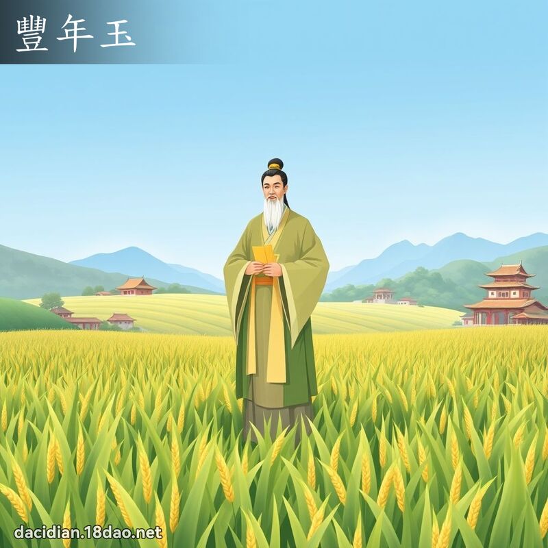 豐年玉 - 國語大辭典配圖