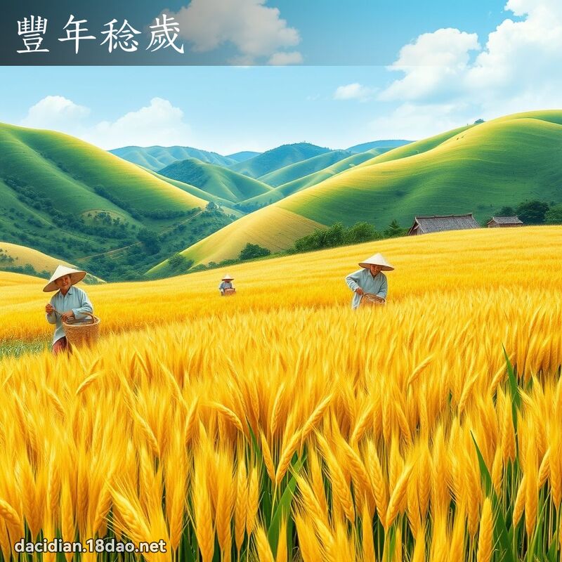 豐年稔歲 - 國語大辭典配圖