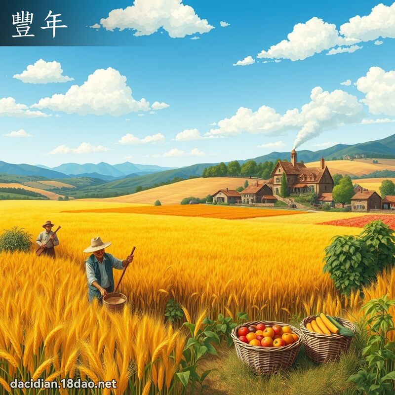 豐年 - 國語大辭典配圖