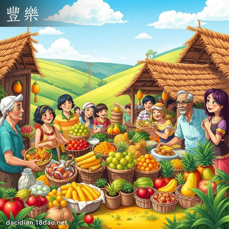 豐樂 - 國語大辭典配圖
