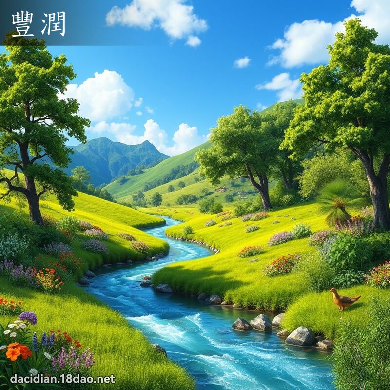 豐潤 - 國語大辭典配圖