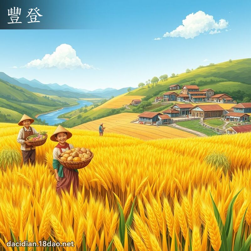 丰登 - 国语大辞典配图