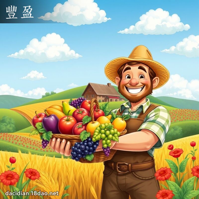 丰盈 - 国语大辞典配图