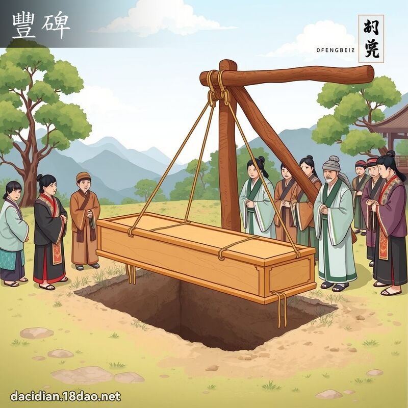 豐碑 - 國語大辭典配圖