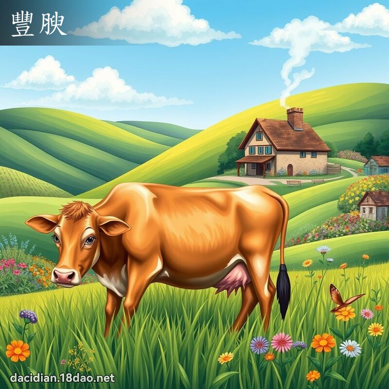 豐腴 - 國語大辭典配圖