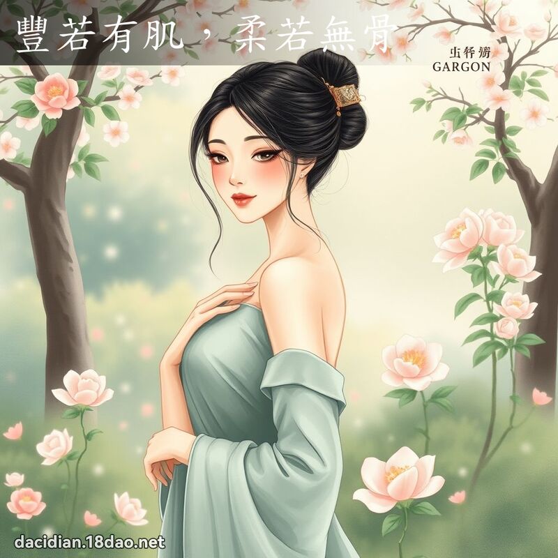 豐若有肌，柔若無骨 - 國語大辭典配圖