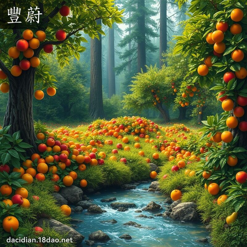 豐蔚 - 國語大辭典配圖