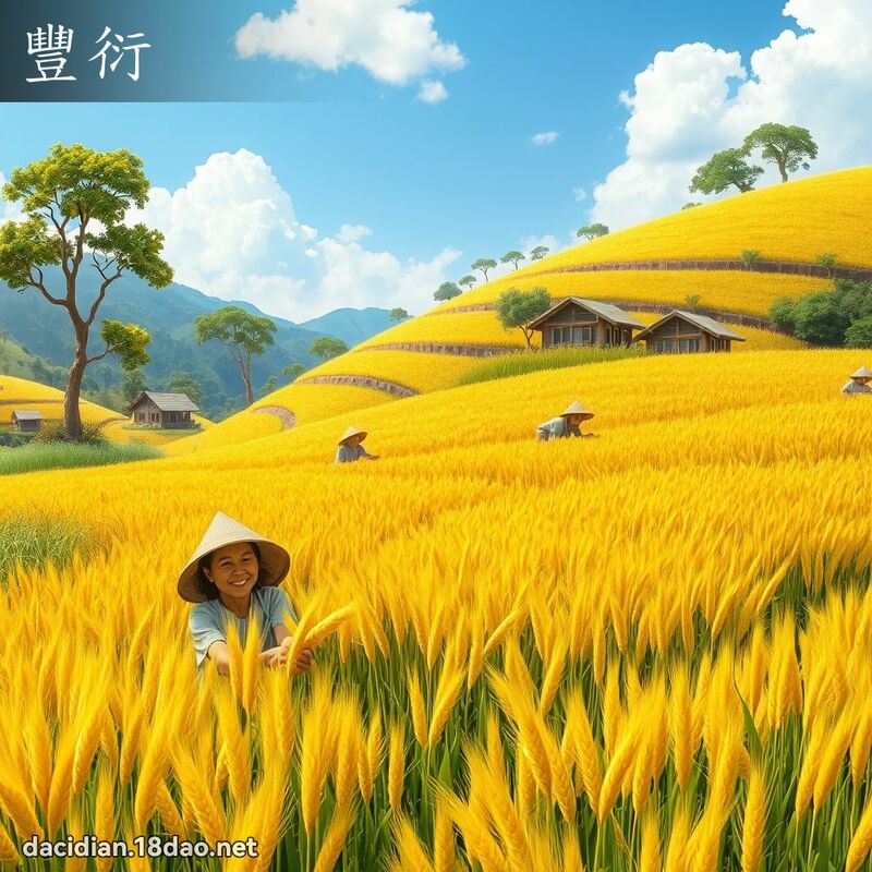 豐衍 - 國語大辭典配圖