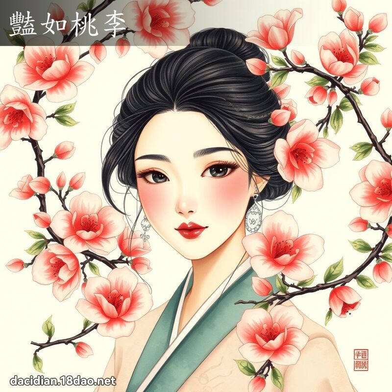 艳如桃李 - 国语大辞典配图