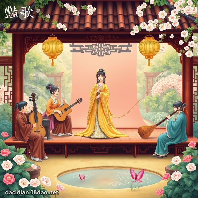 豔歌 - 國語大辭典配圖