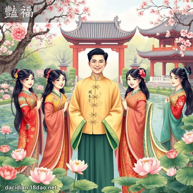 豔福 - 國語大辭典配圖