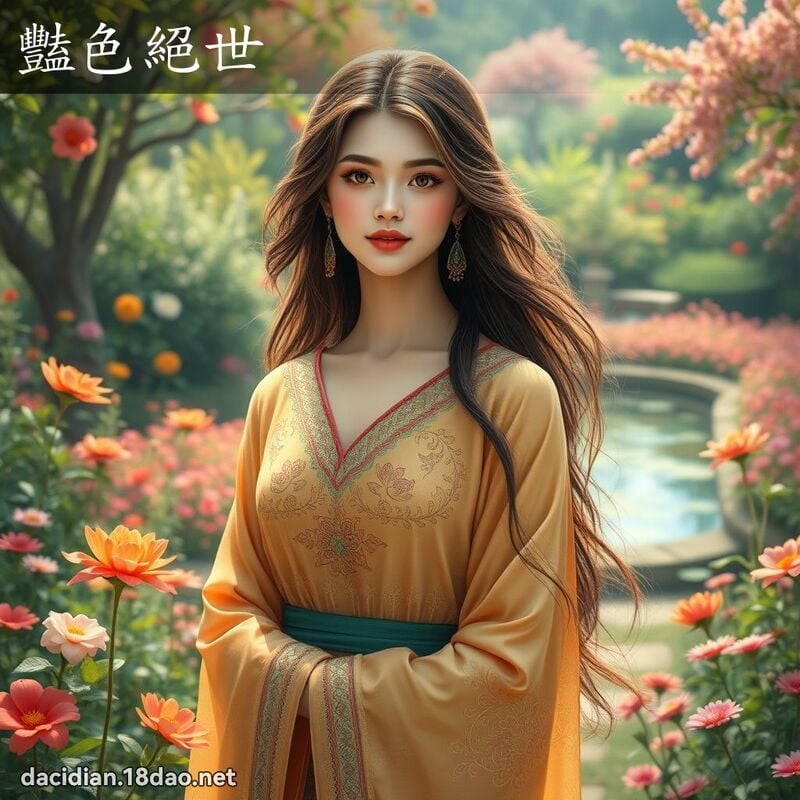 豔色絕世 - 國語大辭典配圖