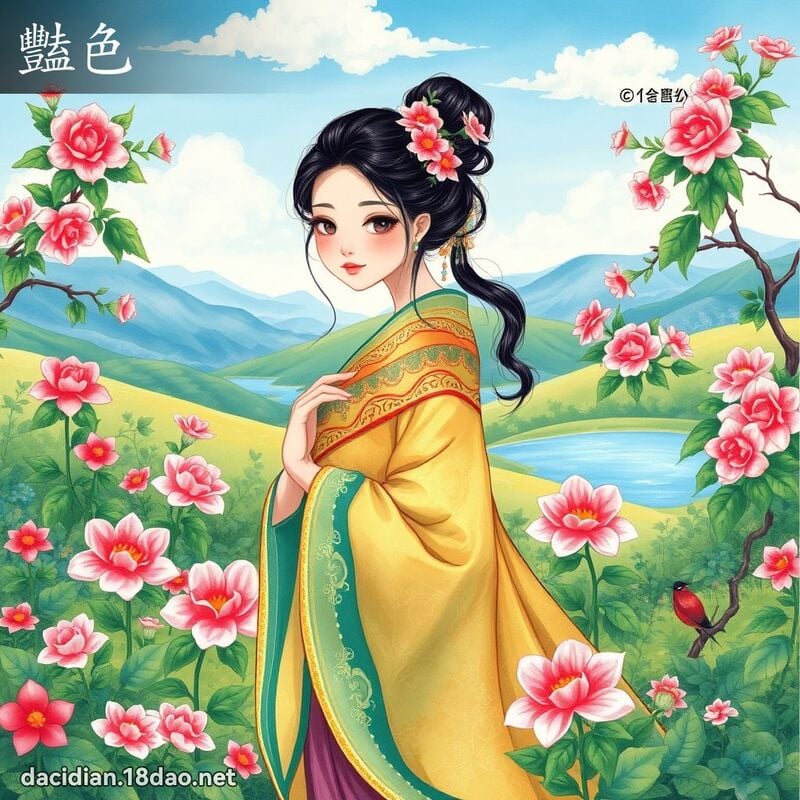 豔色 - 國語大辭典配圖