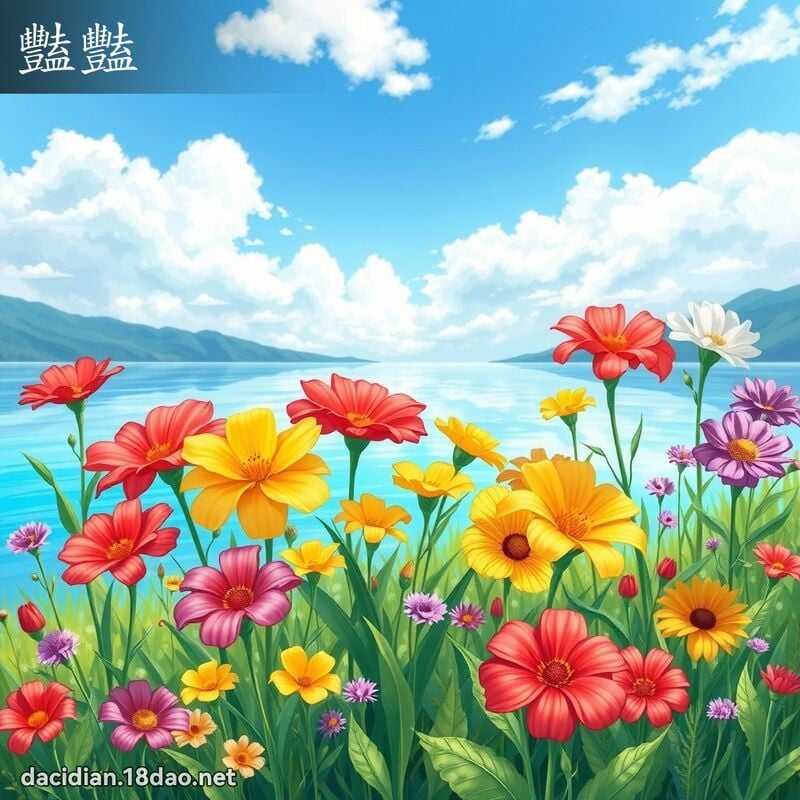 豔豔 - 國語大辭典配圖