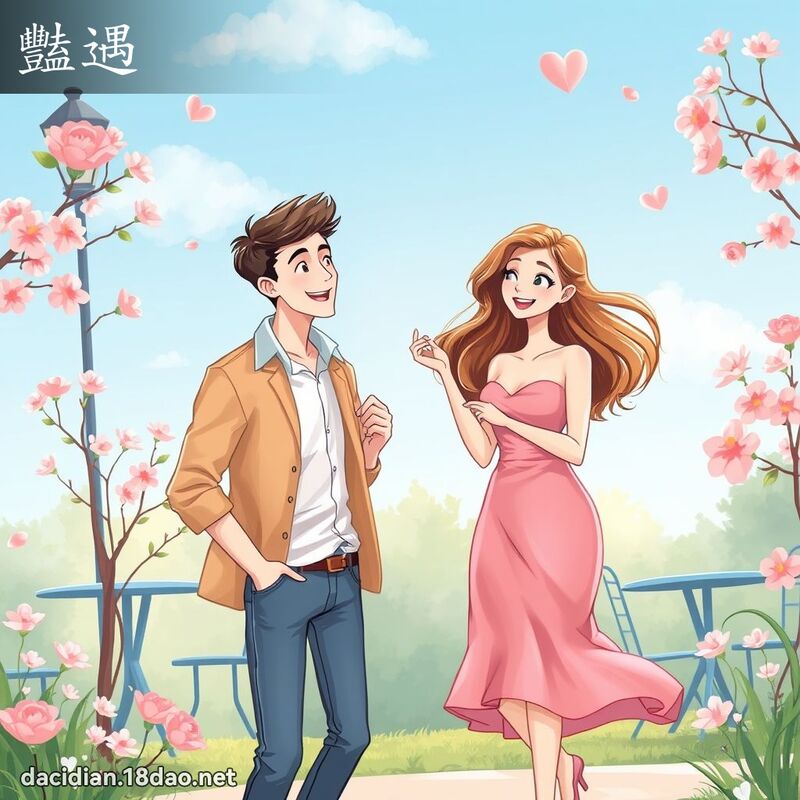 艳遇 - 国语大辞典配图