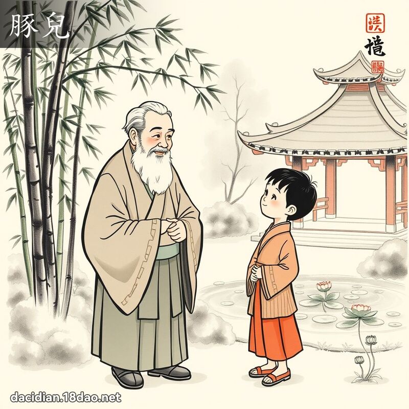 豚儿 - 国语大辞典配图