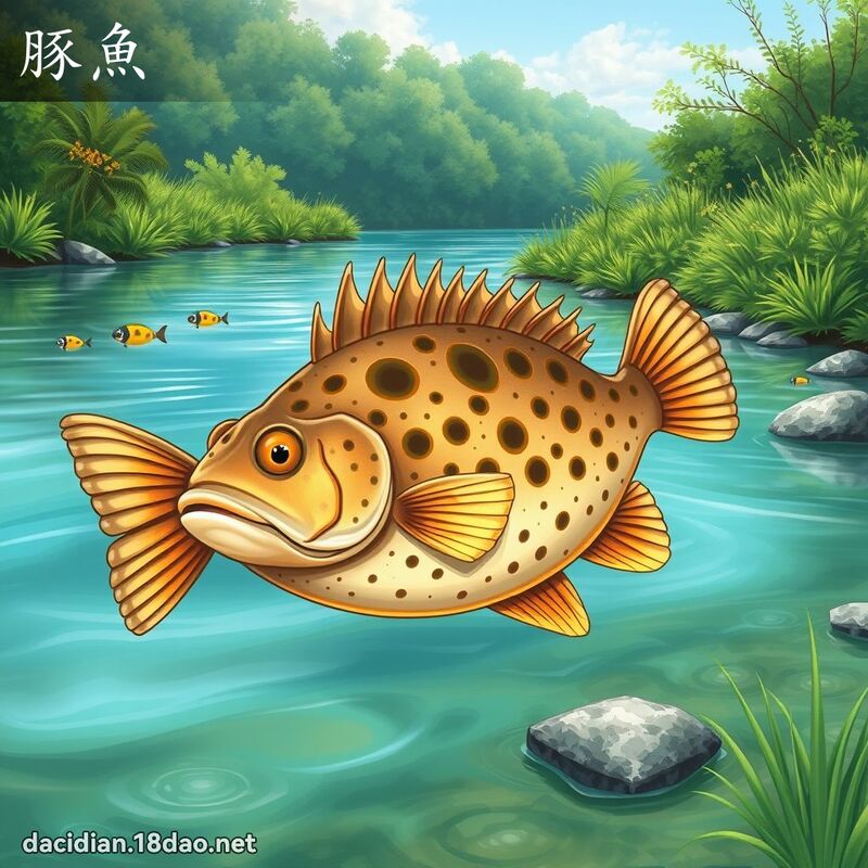 豚魚 - 國語大辭典配圖
