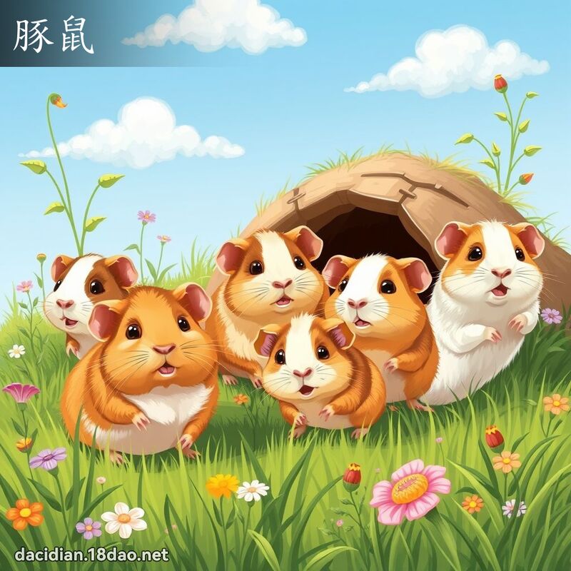 豚鼠 - 國語大辭典配圖