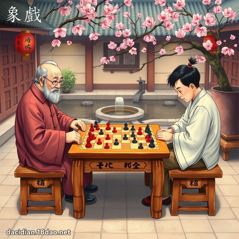 象戲 - 國語大辭典配圖