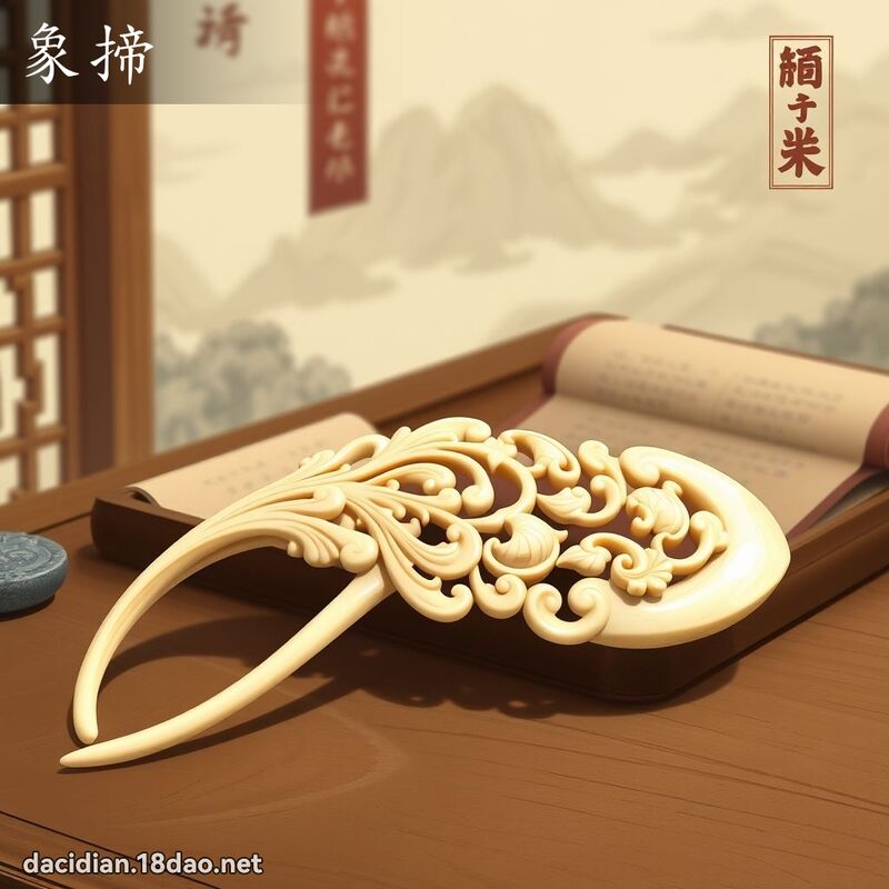 象揥 - 国语大辞典配图