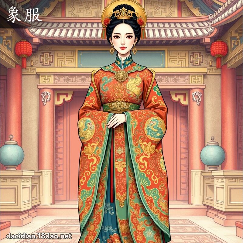 象服 - 國語大辭典配圖