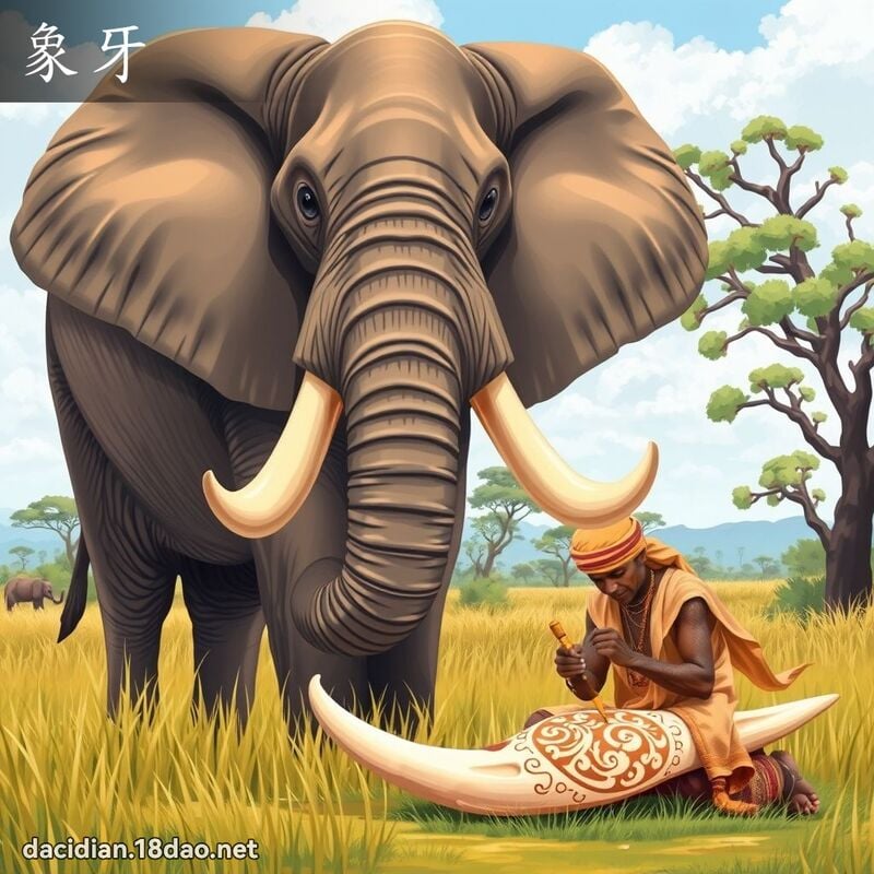 象牙 - 國語大辭典配圖