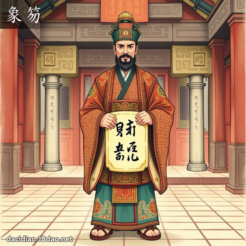 象笏 - 国语大辞典配图