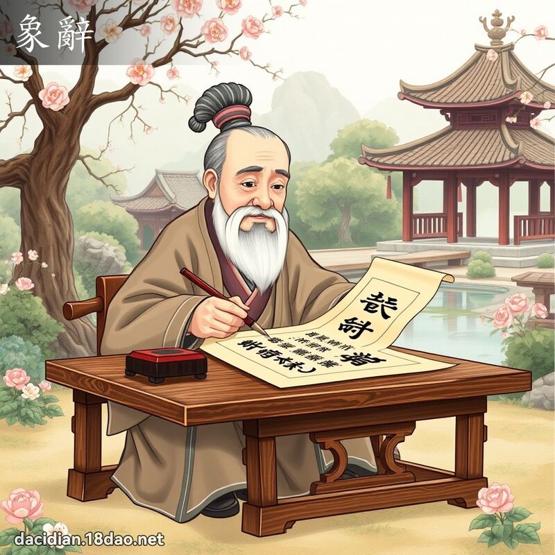 象辭 - 國語大辭典配圖