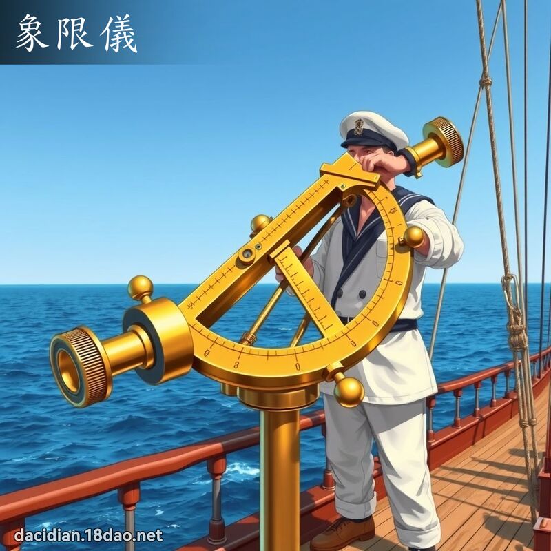 象限儀 - 國語大辭典配圖