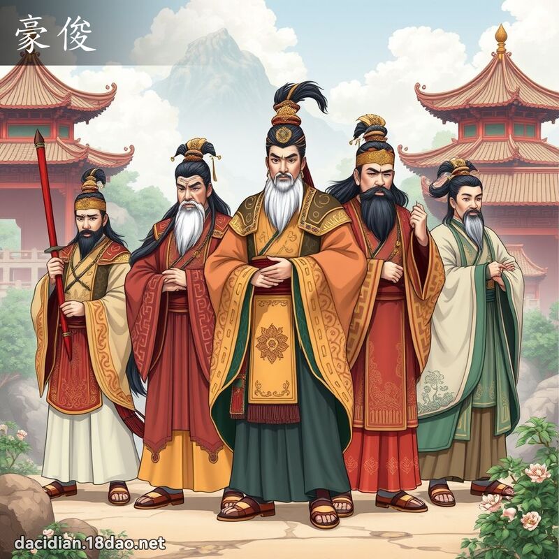豪俊 - 国语大辞典配图