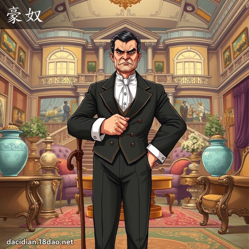 豪奴 - 國語大辭典配圖